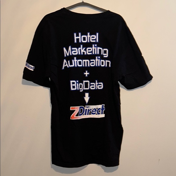 Next Level Apparel Black Short Sleeve Tee Bold Graphic - Picture 4 of 4